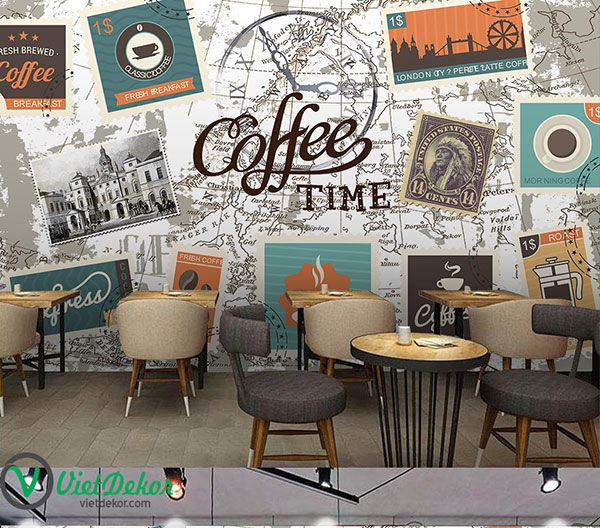Tranh 3D trang trí quán cafe Hải Phòng | Tranh 3D cho quán cafe HP